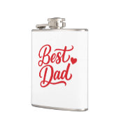 Best Dad Ever Gift Tee Flachmann (Links)