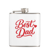 Best Dad Ever Gift Tee Flachmann (Vorderseite)