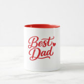 Best Dad Ever Gift Tee Tasse (Zentrum)