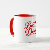 Best Dad Ever Gift Tee Tasse (Vorderseite Links)