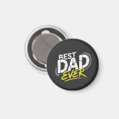 Best Dad Ever Graffiti Art Magnet (Vorderseite/Rückseite)