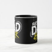 Best Dad Ever Graffiti Art Tasse (Zentrum)