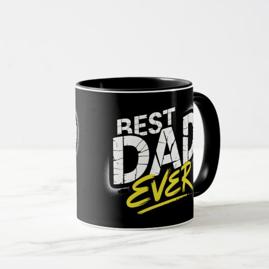 Best Dad Ever Graffiti Art Tasse (VorderseiteRechts)