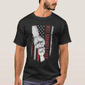Best Dad Ever Grandpa American Flag For Dad T-Shirt (Vorderseite)