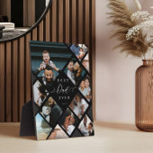 Best Dad Ever Modern Photo Collage Gift Keepsake Fotoplatte