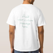 Best Dad Ever Modern Typography T-Shirt (Rückseite)