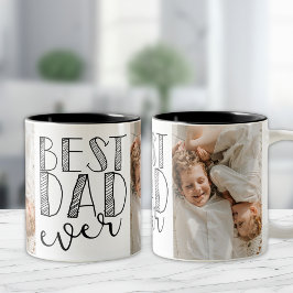 Best Dad Ever Mug Zweifarbige Tasse