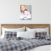 Best Dad Ever Name Quote Family Design Leinwanddruck (Insitu (Schlafzimmer))