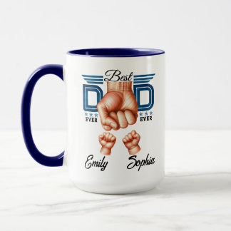 Best Dad Ever Personalized | Custom Father’s Day Tasse