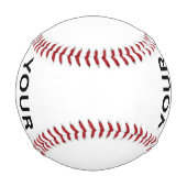 Best Dad Ever Personalized Image Baseball (Rückseite)