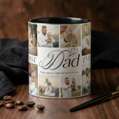 Best Dad Ever Personalized Photo Collage keepsake Tasse