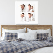 Best Dad Ever Photo Collage | Personalized Gift Leinwanddruck (Insitu (Schlafzimmer))