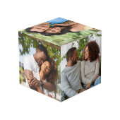 Best Dad Ever | Photo Collage Placeholder Template Würfel (Rückseite Schrägansicht)