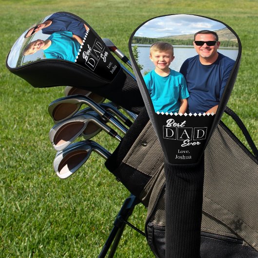 Best Dad Ever Photo Father's Day Golf Headcover