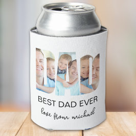Best Dad Ever Photo Letter Dosenkühler