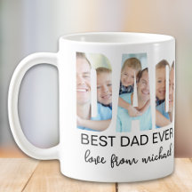 Best Dad Ever Photo Letter