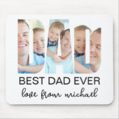 Best Dad Ever Photo Letter Mousepad (Vorne)