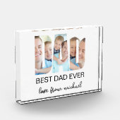 Best Dad Ever Photo Letter Photo Block (Links)