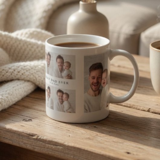 Best Dad Ever Photo | Personalized Father’s Day Kaffeetasse