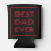 Best Dad Ever Script Custom Dosenkühler (Rückseite)