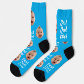 Best Dad Ever Socken, Socken mit benutzerdefiniert (Linkes Detail)