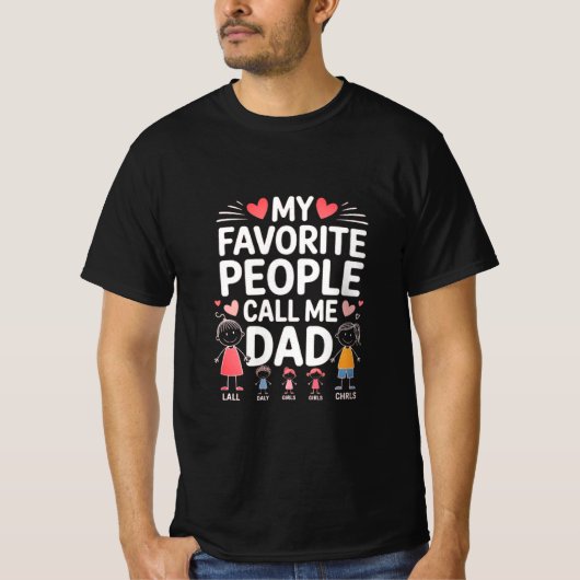 Best Dad Ever T-Shirt (Vorderseite)