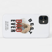 Best Dad Ever Typography Father's Day Foto Case-Mate iPhone Hülle (Rückseite (Horizontal))