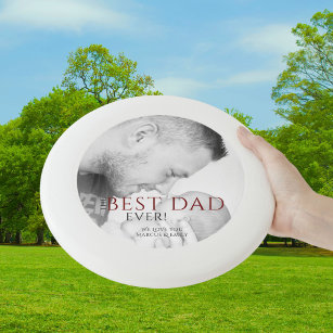 Best Dad Ever Typography Father's Day Foto Wham-O Frisbee