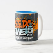 Best Dad Ever Urban Graffiti Edition Father’s Day Zweifarbige Tasse (VorderseiteRechts)