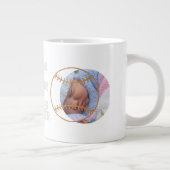 Best Dad Father Protector Hero Teacher Provider Jumbo-Tasse (Rechts)