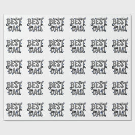 BEST DAD Gaming Dad Grafik Geschenkpapier