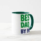 Best Dad Golf Mug | Funny Golf Gift Dad Tasse (VorderseiteRechts)