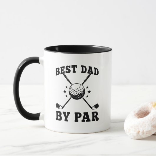 Best Dad Golf Mug Tasse (Mit Donut)