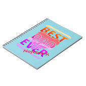 Best Dad in the galaxy ever Notizblock (Linke Seite)