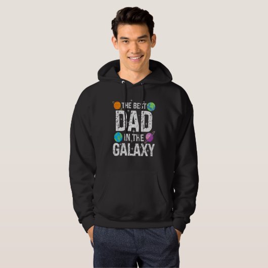 Best Dad in the Galaxy Fathers's Day Present for Hoodie (Vorne ganz)
