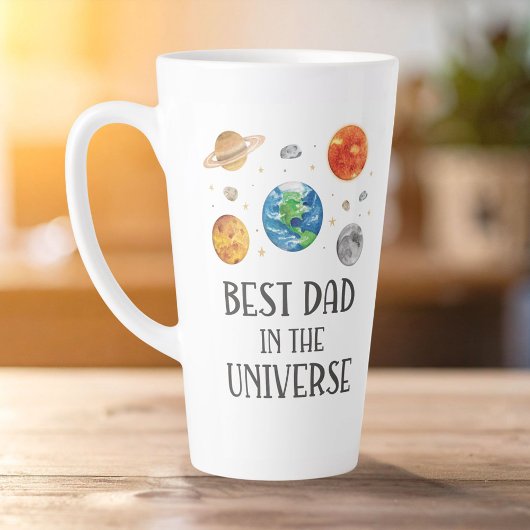 Best Dad in The Universe Funny Quote Fathers Day  Milchtasse