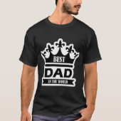 Best dad in the world T-Shirt (Vorderseite)
