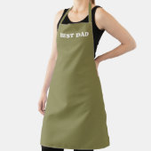 Best dad khaki solide schlichte Farbe minimalistis Schürze (InSitu)