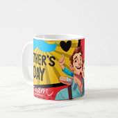 Best Dad Love Dad, Father's Day, Dad Gift Kaffeetasse (Vorderseite Links)