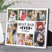 Best Dad Photo Collage Fotoplatte