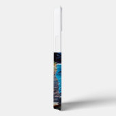 Best Dad photo dark blue 3d text Case-Mate iPhone Hülle (Rückseite / Rechts)