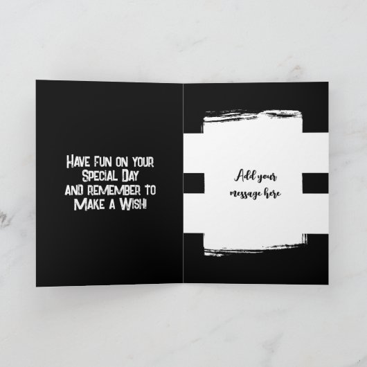 Best Daddy 4 Fotos Liebe Sie Schwarz-weiß Karte (Innenseite)