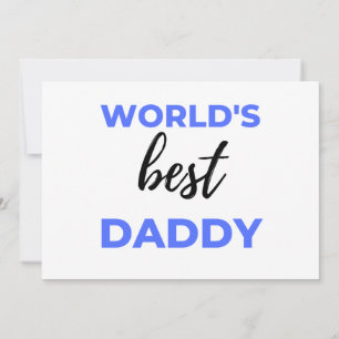 Best Daddy bl Feiertagskarte
