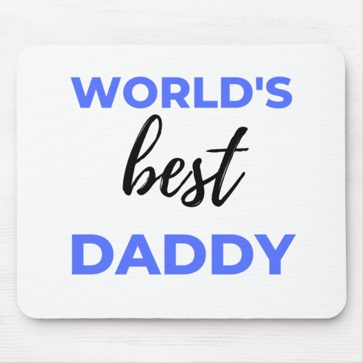 Best Daddy bl Mousepad (Vorne)
