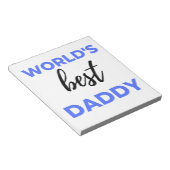 Best Daddy bl Notizblock (angewinkelt)