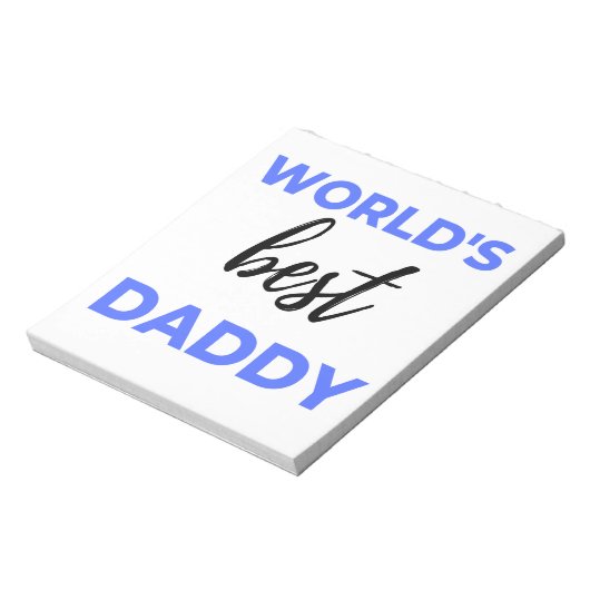 Best Daddy bl Notizblock (Rotiert)