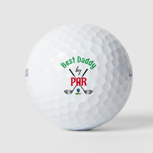 Best Daddy by PAR, Cooler Vatertag Golfball (Vorderseite)
