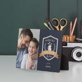 Best Daddy by Par | Golf Vater Foto Fotoplatte