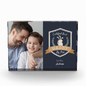 Best Daddy by Par | Golf Vater Fotoblock (Vorderseite)