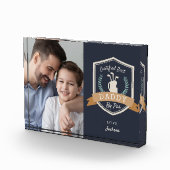 Best Daddy by Par | Golf Vater Fotoblock (Rechts)